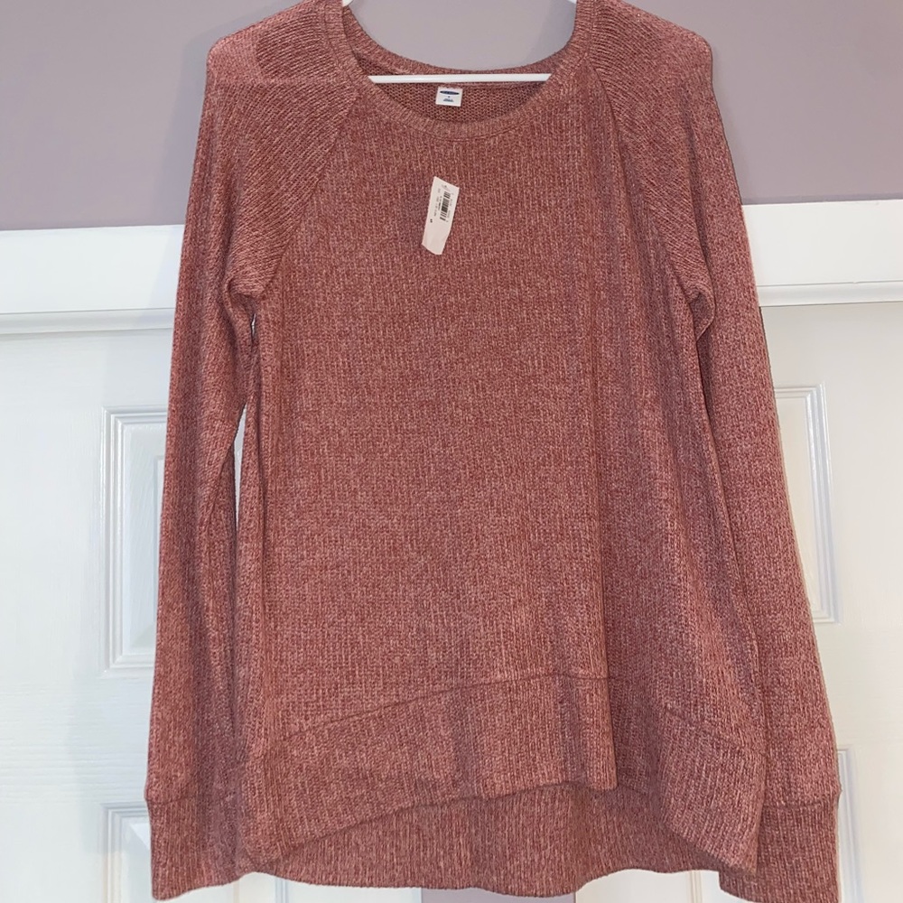 Pink old navy sweater